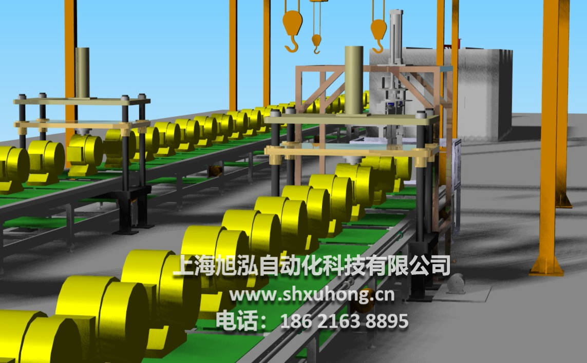 电梯马达装配线、曳引机装配线