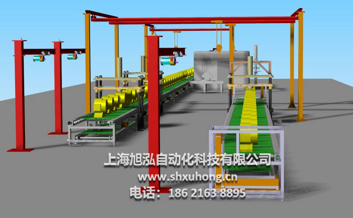 马达装配线、电梯曳引机装配线