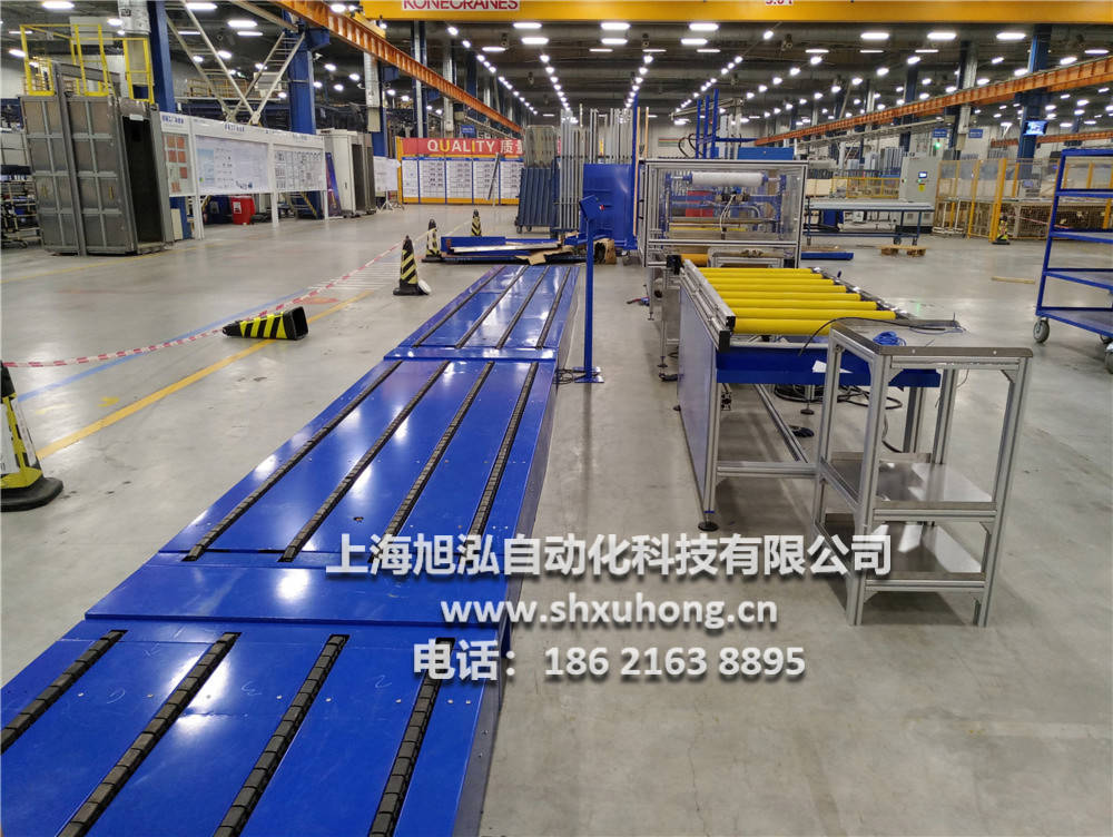 电梯层门装配线