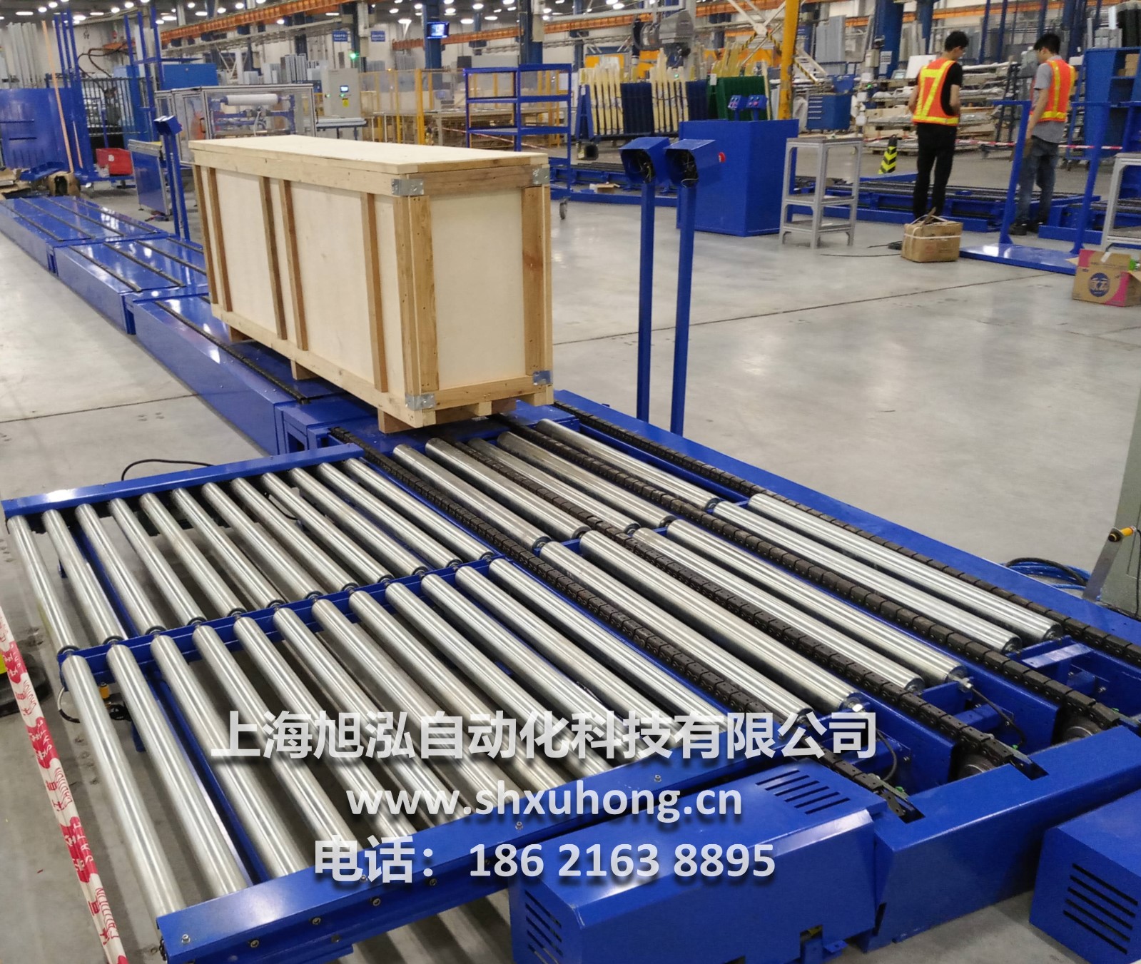 电梯层门装配线