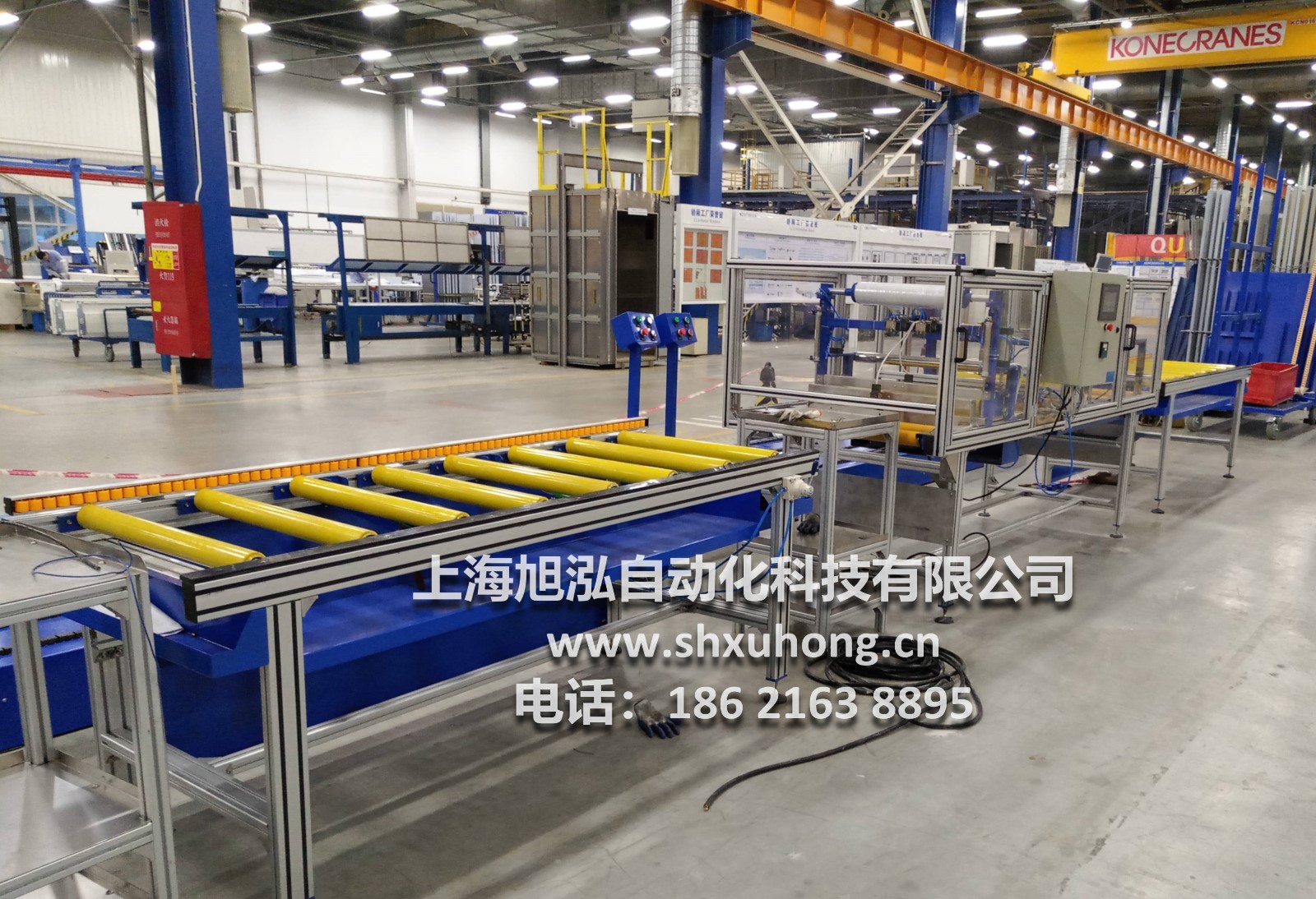 电梯层门装配线